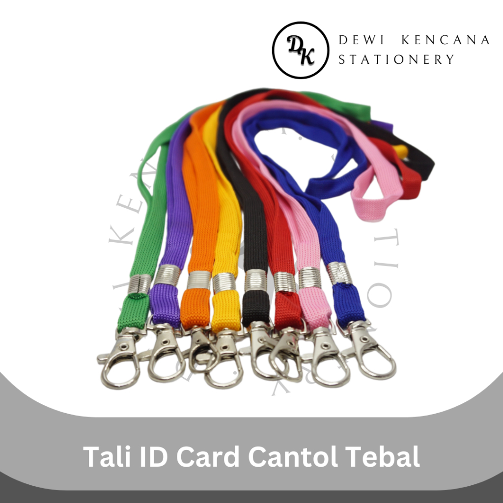 

Tali ID Card Cantol Tebal / Lanyard ID Card