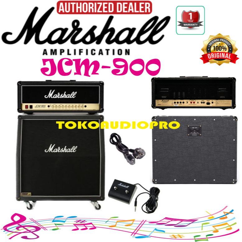 Ampli Marshall JCM900 JCM-900 Amplifier Gitar Head Cabinet