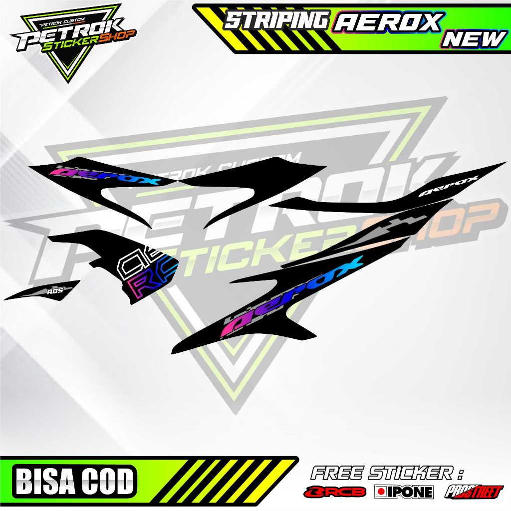 STRIPING VARIASI YAMAHA AEROX NEW / STICKER LIST MOTOR YAMAHA AEROX NEW