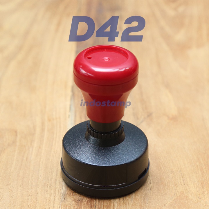 

gagang stempel D42 flash stamp bulat diameter 42mm original indostamp