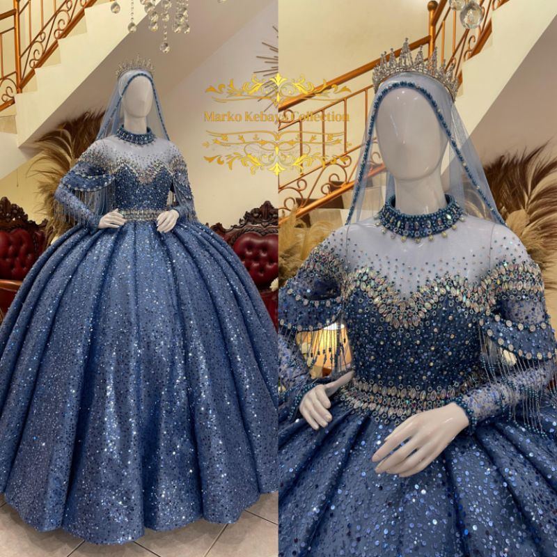 Gaun Pengantin | Gaun pengantin premium | Gaun pengantin mewah elegan