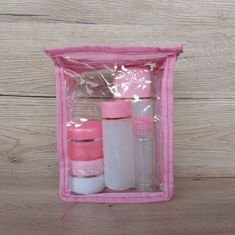 JKV TAS KOSMETIK JINJING MIKA TALI ATAS PERSEGI BESAR BIRU/ POUCH CREAM/ POUCH SKINCARE