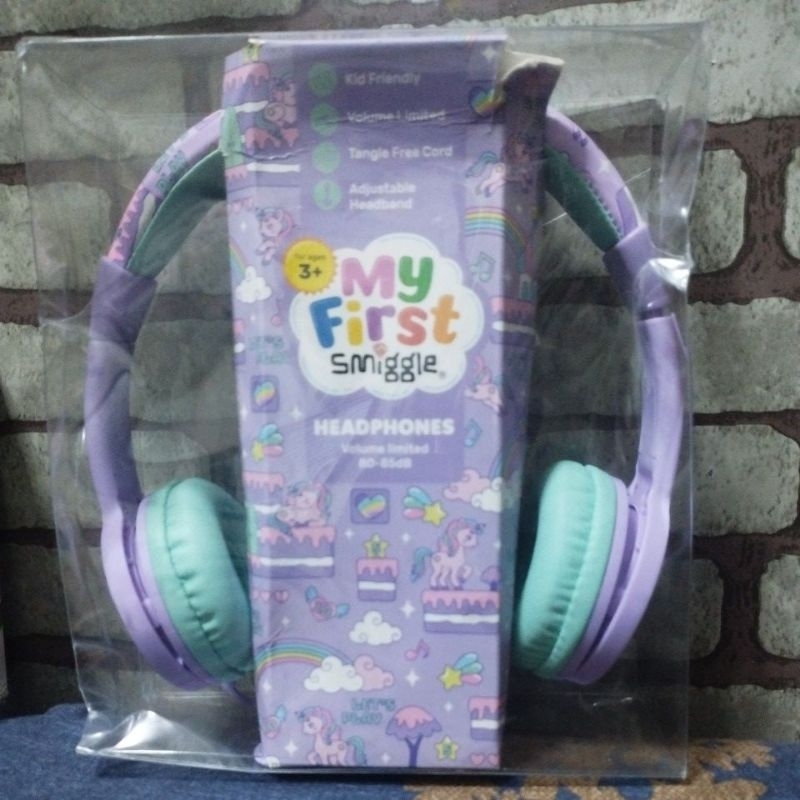 Smiggle Headphone Junior/Headphones/Let's Play My First Headphone Smiggle 3 thn+/smiggle headphone