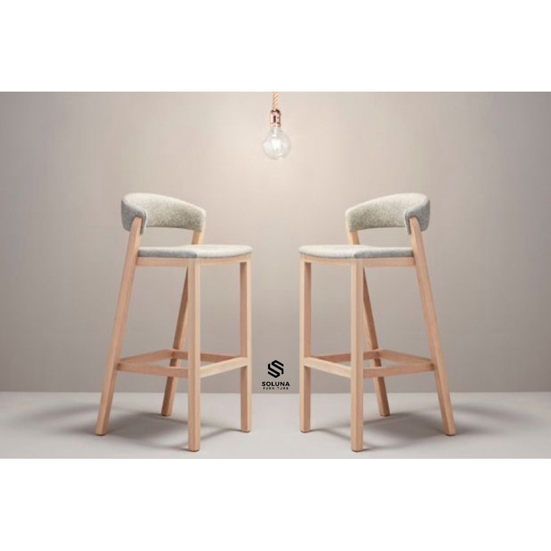 kursi bar tinggi jati minimalis kursi bar kekinian kursi bar elegan