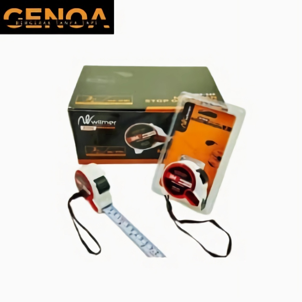 [ GROSIR 1 KOTAK ISI 12PCS ] METERAN AUTOSTOP EVOS WILMER 3M 5M 7,5M / METERAN OTOMATIS MAGNET EVOS