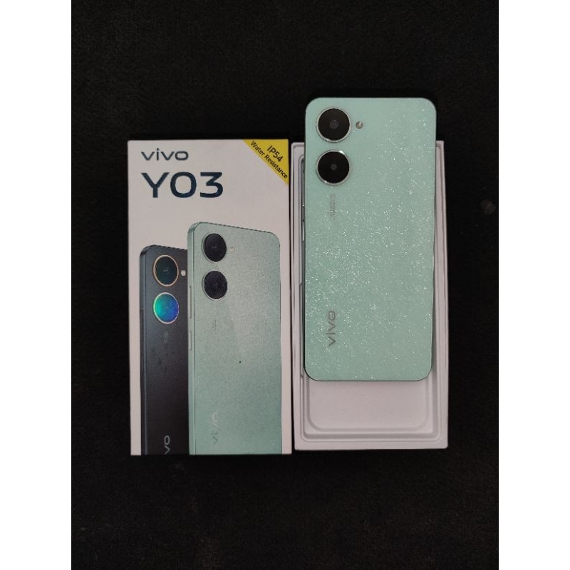 Vivo Y03 ram 4/64 Fullset Segel (HP Second)