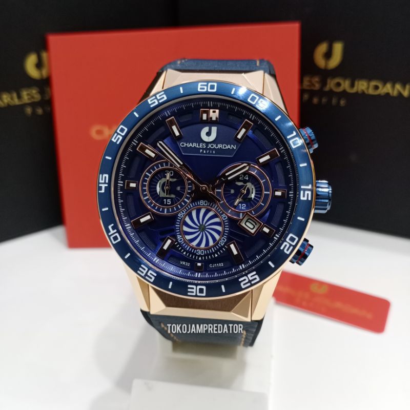 JAM TANGAN PRIA CHARLES JOURDAN CJ1102-1582C ORIGINAL