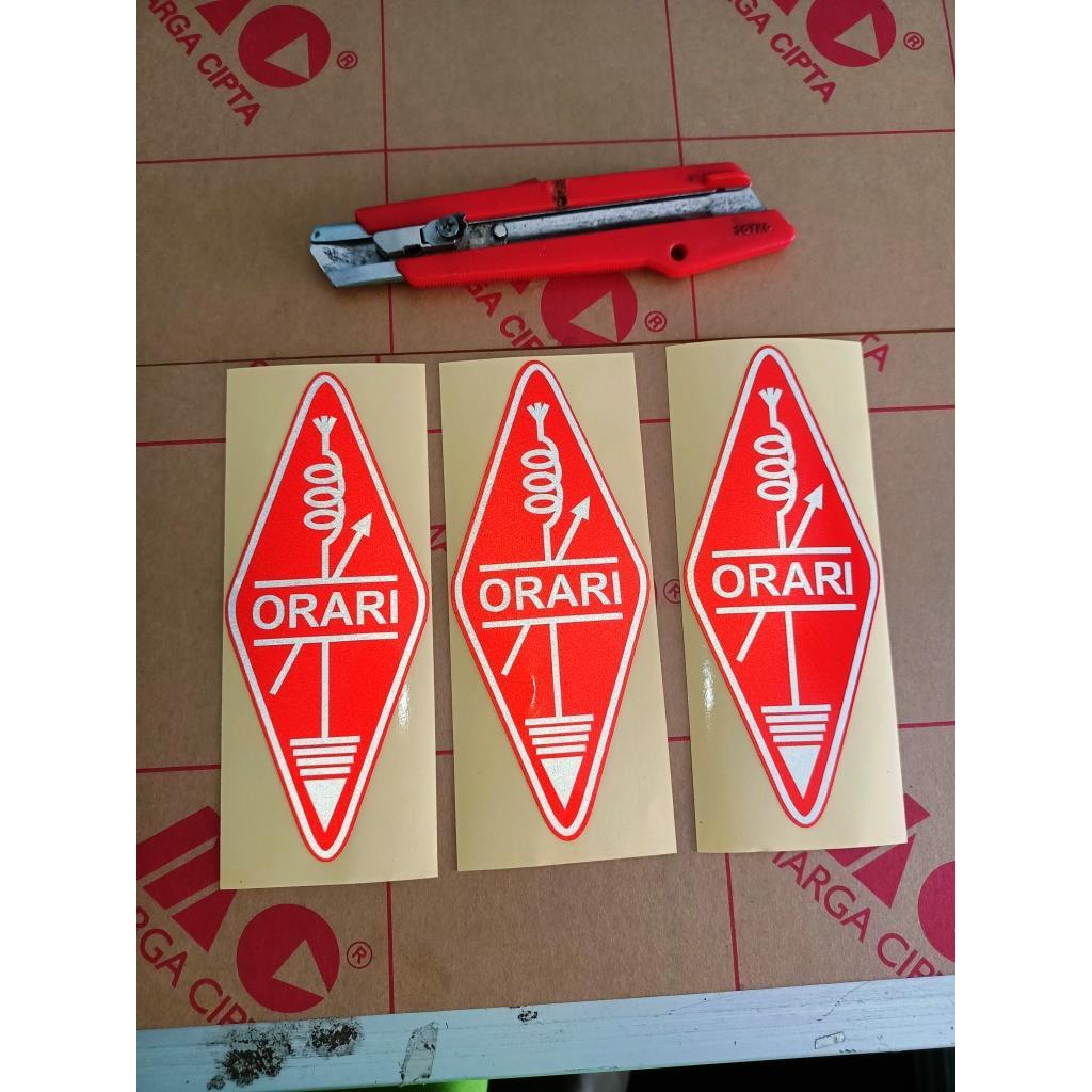 

LOGO ORARI stiker scotligh cutting