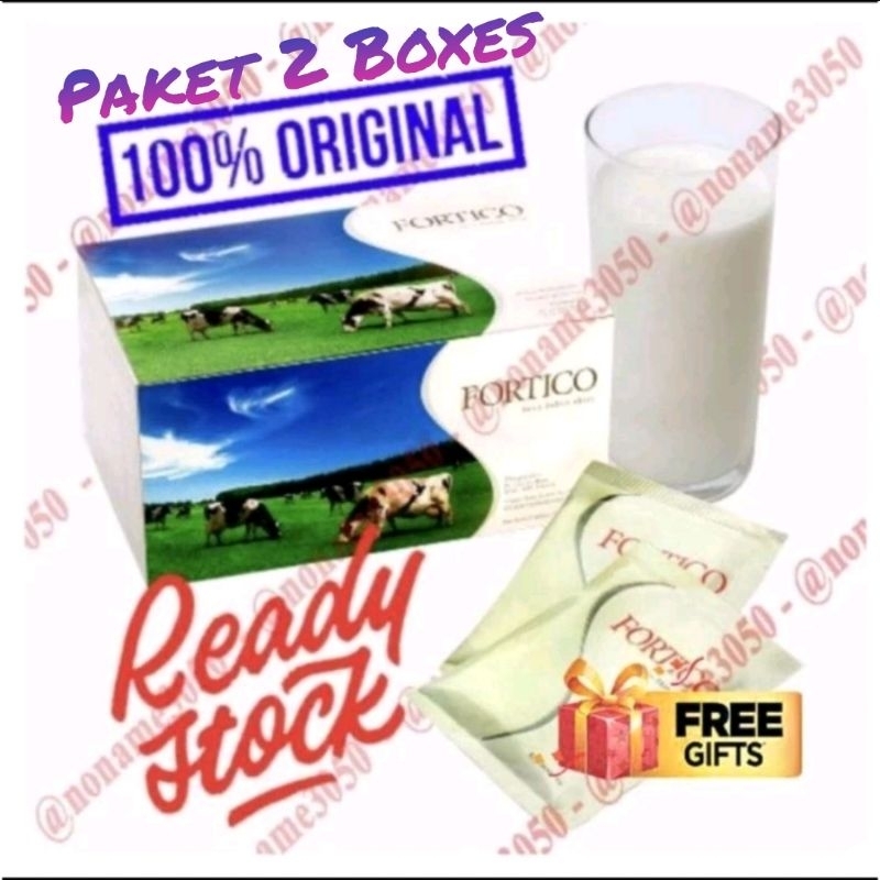 

PAKET 2 BOX Susu FORTICO (2box x 20 sachet)
