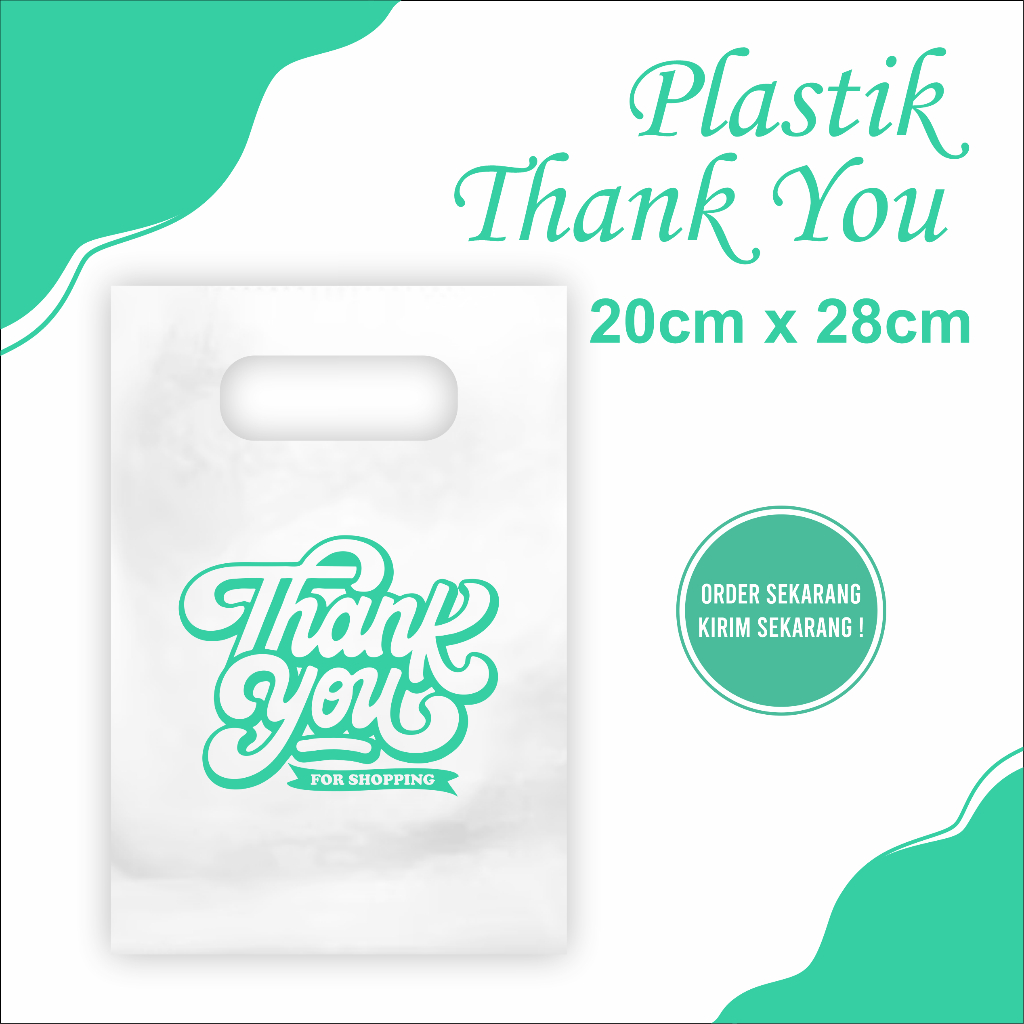 

Isi 50 Pcs, (Size 20cm x 28cm) Plastik Thank You, Plastik Murah, Plastik Sablon, Plastik Custom, Plastik Kaos, Plastik Baju, Plastik Hp, Plastik Custom