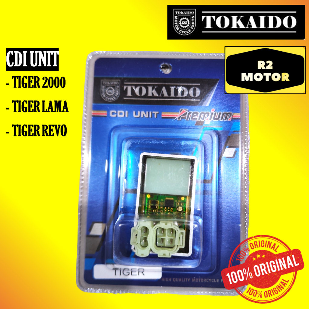 TKD CDI UNIT TIGER 2000 LAMA REVO TOKAIDO ORIGINAL MURAH KUAT PRESISI KEMASAN PRESS