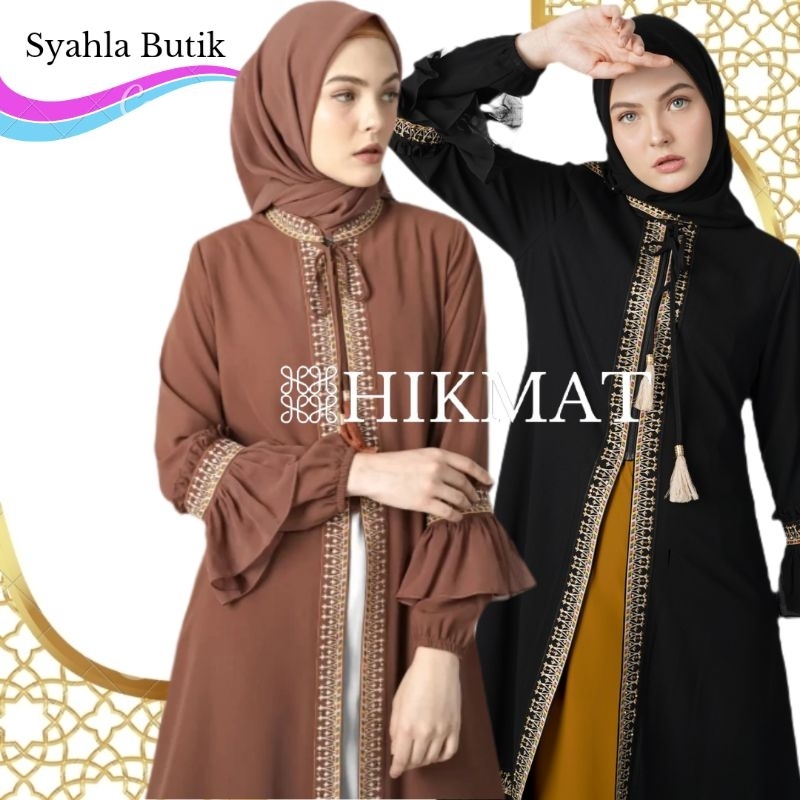 HIKMAT ABAYA NEW A9677 - 02 TERMURAH