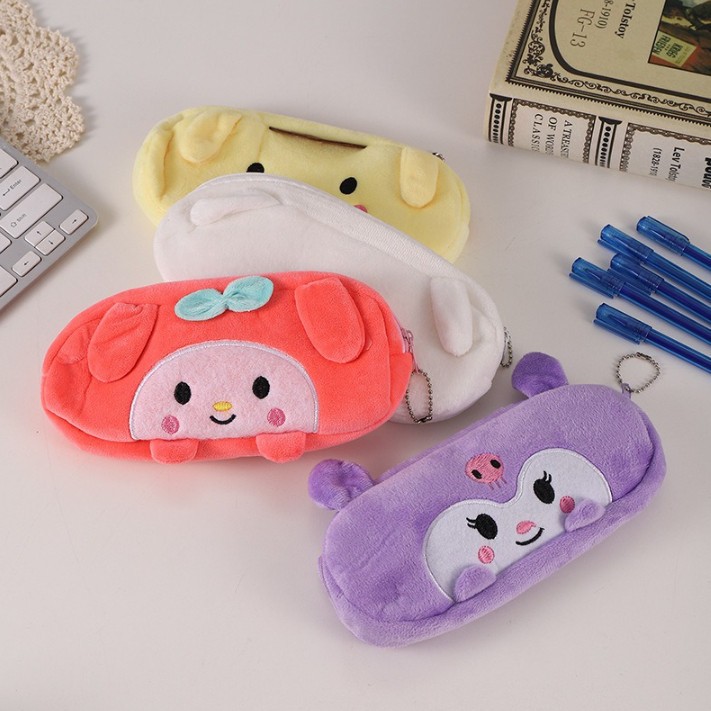 

V2_ Tempat Pensil Plushy Karakter / Pouch Kosmetik Makeup / Kotak Pensil Bulu Halus Lucu / Pouch Fashion Aesthetic Style