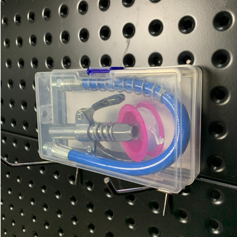 Grease Coupler Kepala Grease Gun Pegangan Ganda Kepala Grease Gun Kunci Ganda / Grease Coupler Denga