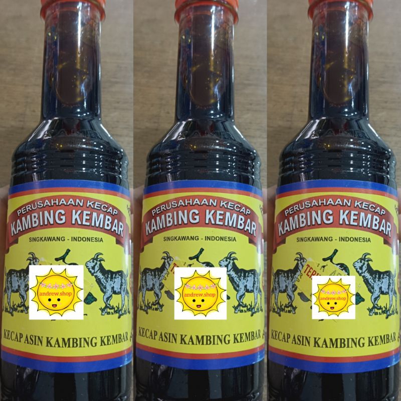

Kecap Asin Kambing Kembar 320ml
