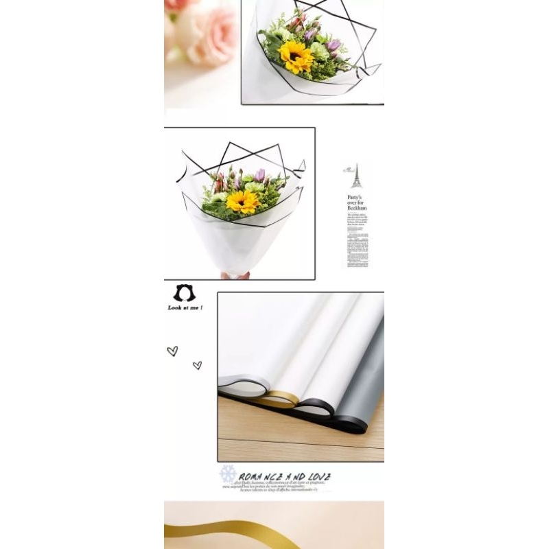 

WRAPPING DIY BUKET KERTAS CELLOPHANE CELLOPHONE TEBAL CANTIK WARNA WARNI 58 x 58 KERTAS BUKET BUCKET BOUQUET BUNGA