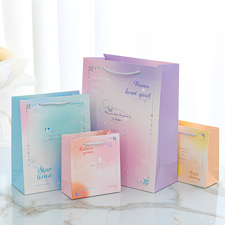 

Paperbag Birthday Rainbow STARRY SKY - Shopping Bag - Paper bag Parfum Fashion Ulang Tahun