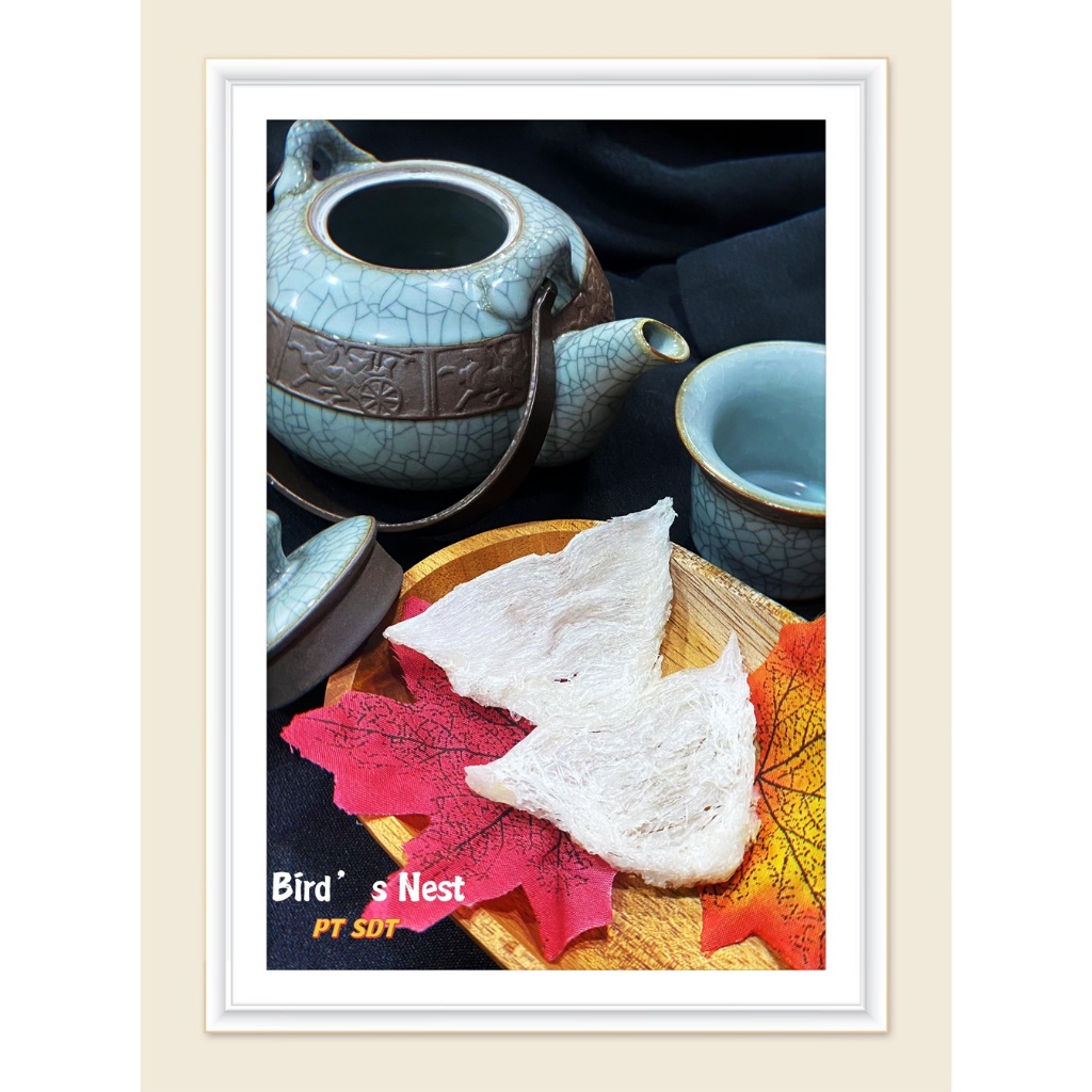 

[250G] Sarang Burung Walet Bersih Triangle - Strip Patahan Sudut Segitiga / Bird Nest - 250 gram