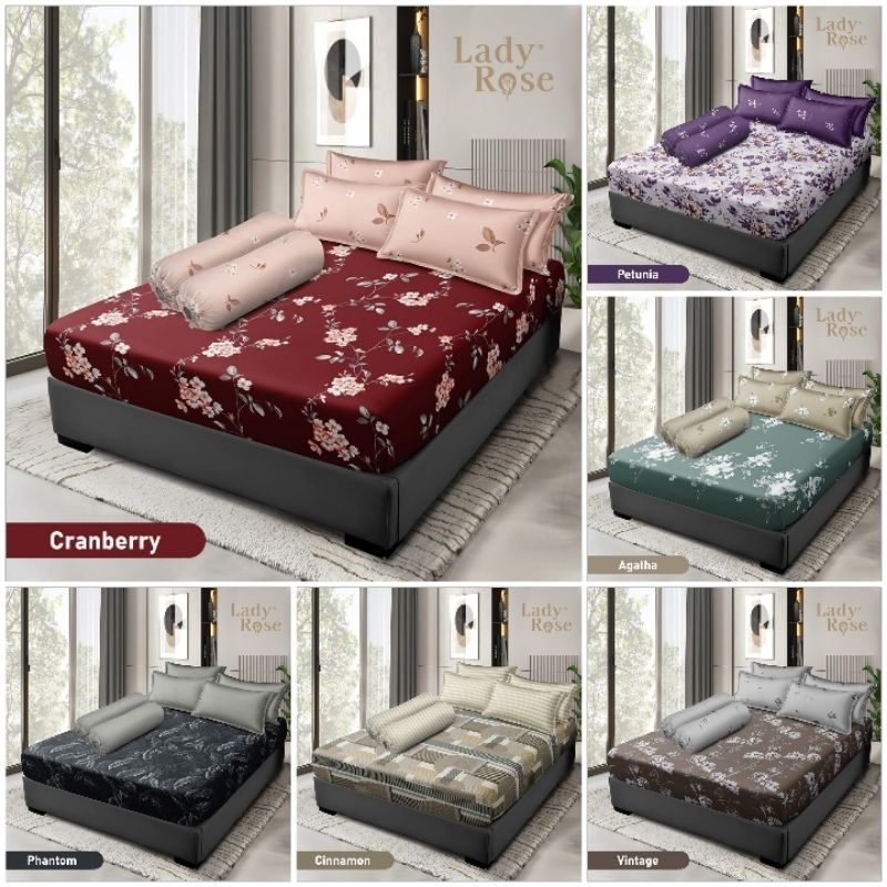 Sprei lady rose tinggi 30 / Sprei lady rose ukuran 180x200 tinggi 30 / Sprei lady rose ukuran 160x20