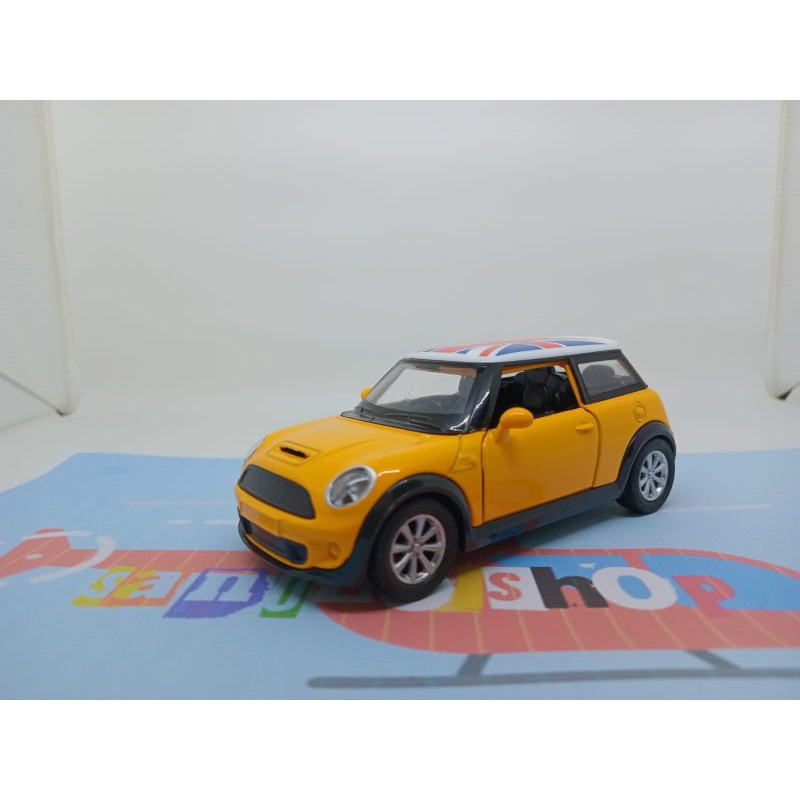 Mainan miniatur mobil mini cooper  diecast mobil mini cooper