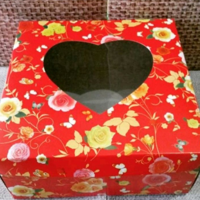 

HJ6 DUS TART TUTUP HATI UK 24x2426x2628x283x3 isi 1 pcs pacK