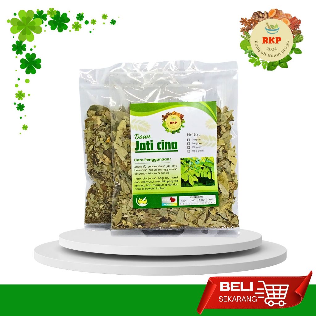 

Daun Jati Cina Kering 30gram RKP