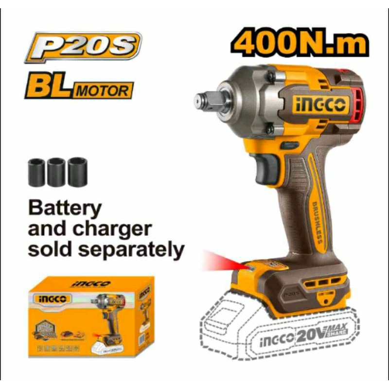P20S INGCO CIWLI20401 Cordless impact wrench