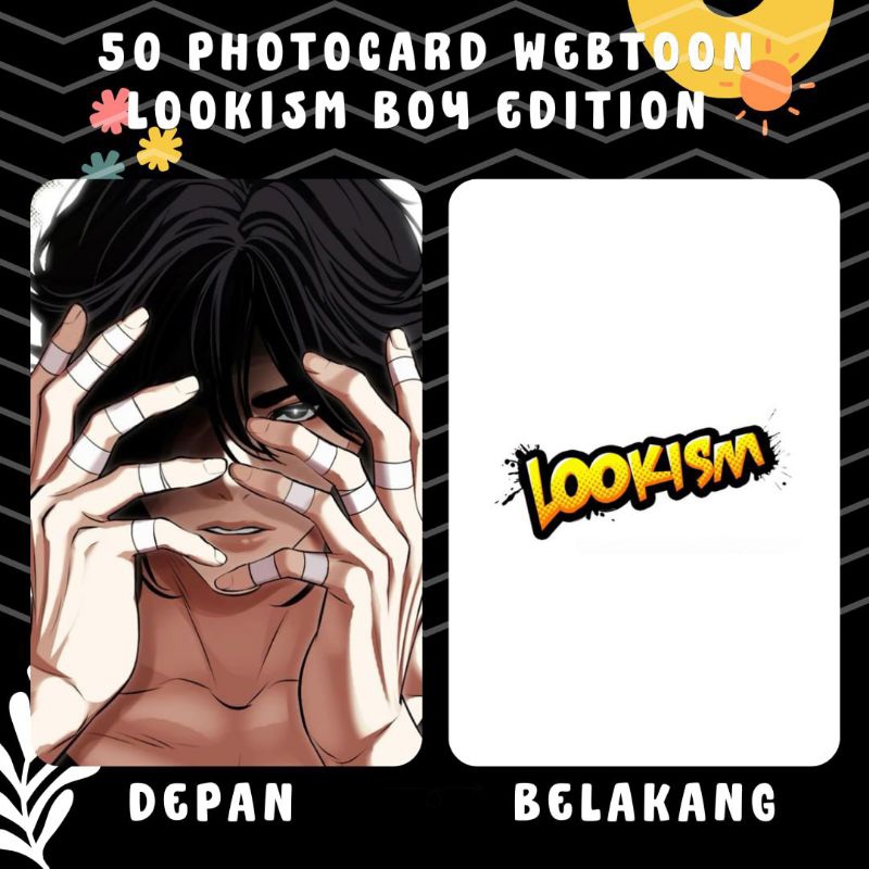 [50 PCS] PHOTOCARD WEBTOON LOOKISM BOY EDITION TERMURAH