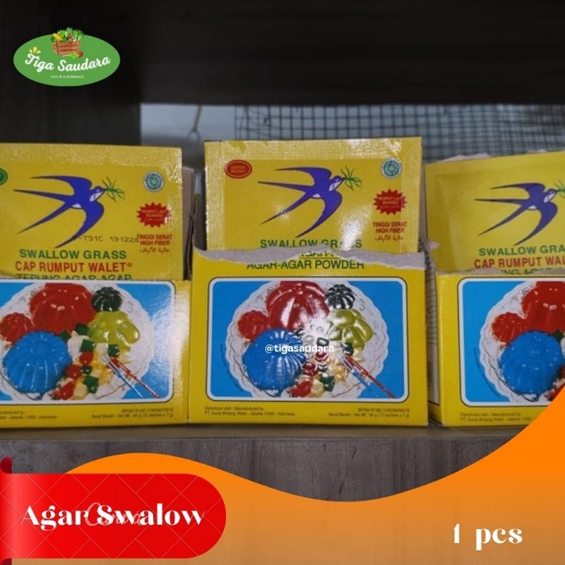 

Agar Swallow 1 pcs | Sayuran Tiga Saudara I Pengiriman Instan Cimahu