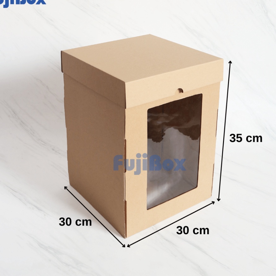

FG2 5 Pcs KOTAK BOX DUS KUE TART TINGGI 3 x 3 x 35