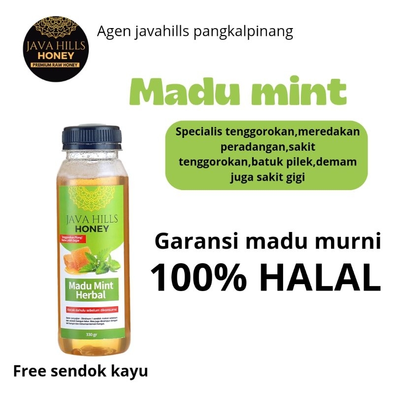 

madu mint herbal javahills premium raw honey