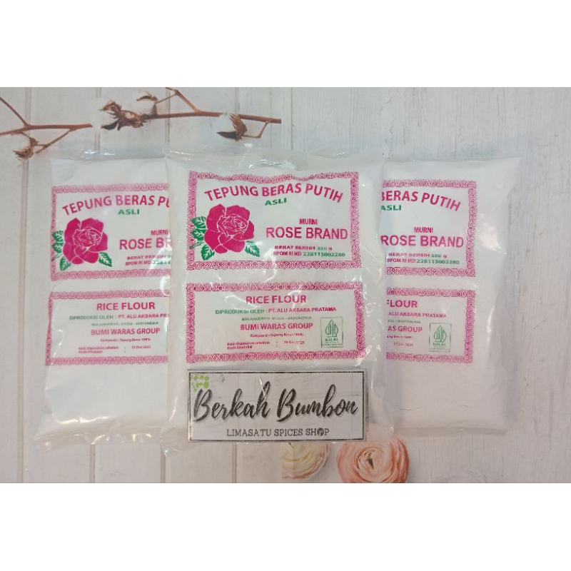 

Tepung Beras Putih ROSE BRAND 200 g