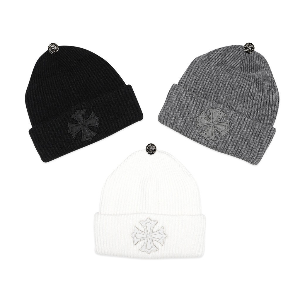 CHROME HEARTS Plus Cross Patch Beanie BNIB