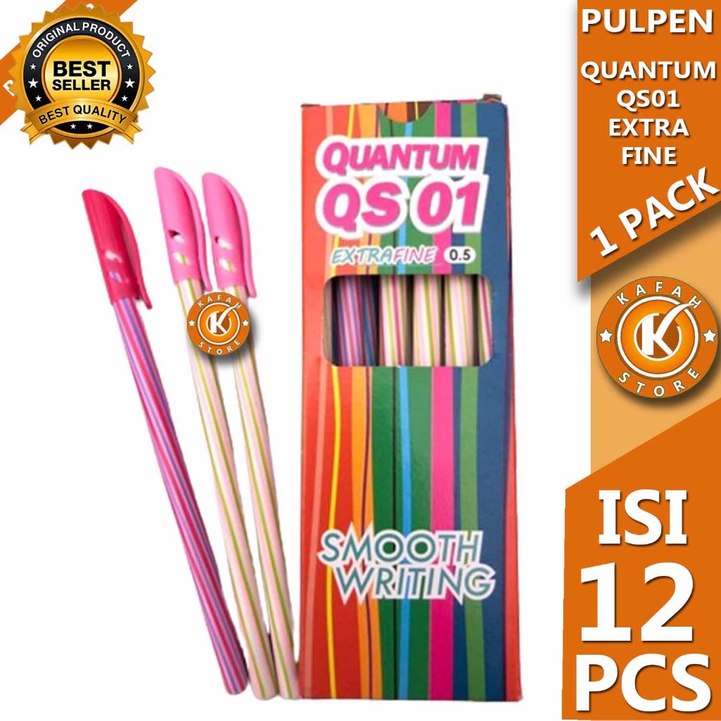 

PULPEN QUANTUM QS 01 ECTRA FINE 1 PACK ISI 12 PCS kafah Store