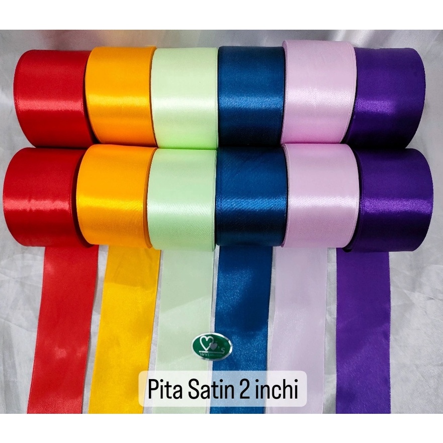 

KF7 Pita Satin 2 Inchi Kado Hiasan Souvenir Hampers Pita Potong Vies Collection Pita Kado