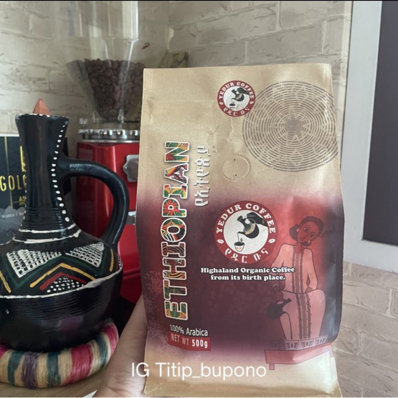 

Kopi Ethiopian Arabica merk yedur coffee
