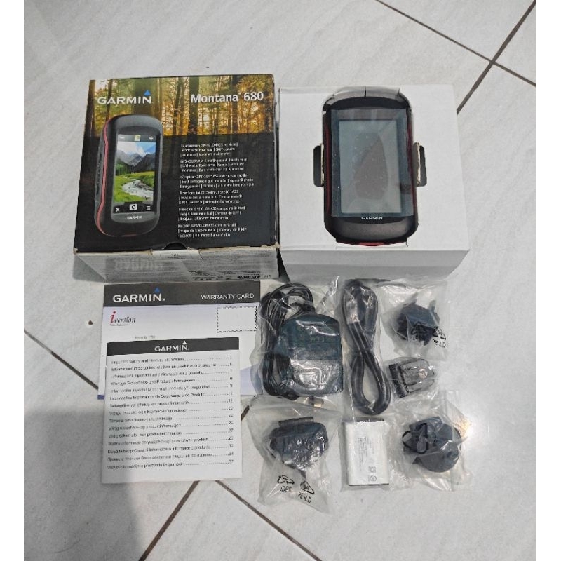 GPS Garmin Montana 680 Second Komplit