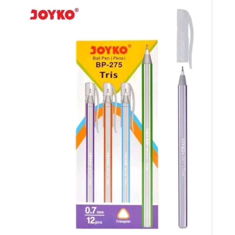 

pen pulpen pena joyko BP-251 tris 0.7 mm isi 12