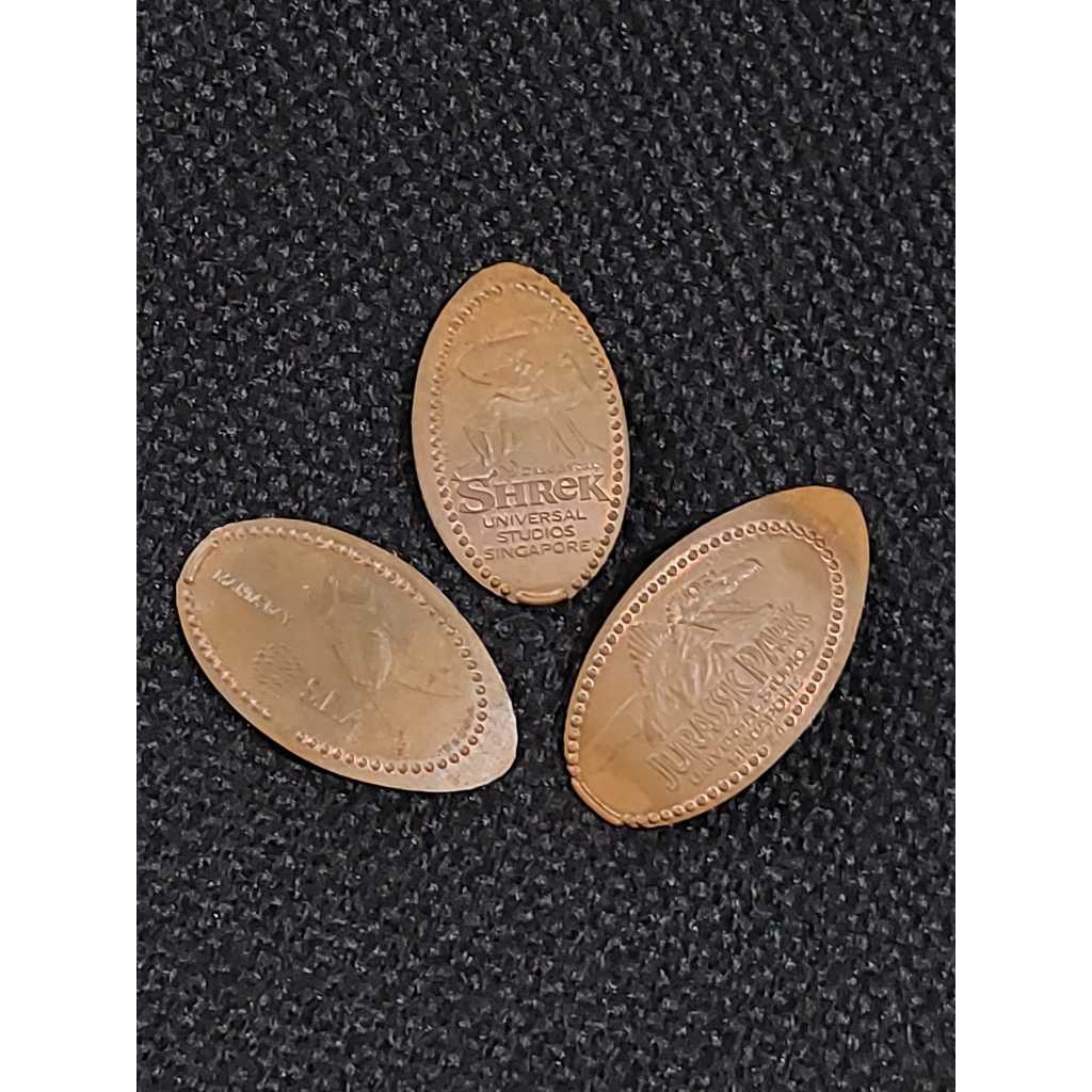 koin souvenir universal studios singapore 3 buah