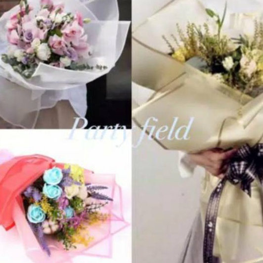 

HJ6 1PAK2PCS WMFRAME kertas bunga flower wrapping paper