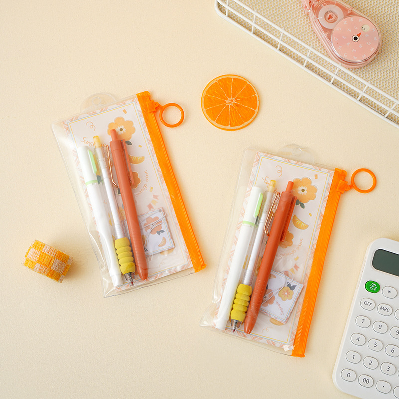 

PULPEN PENA AESTHETIC SET ORANGE/ PULPEN PENA SET ISI 3 PLUS POUCH/STATIONARY SET AESTHETIC/BELI 3 LEBIH MURAH