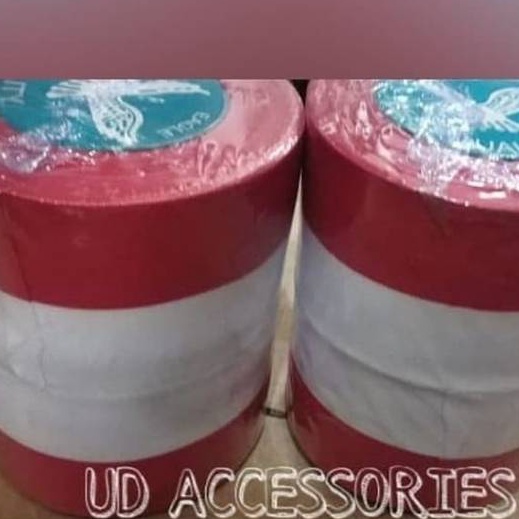 

Pilihan Pita merah putih 2inch 5cm 2yard