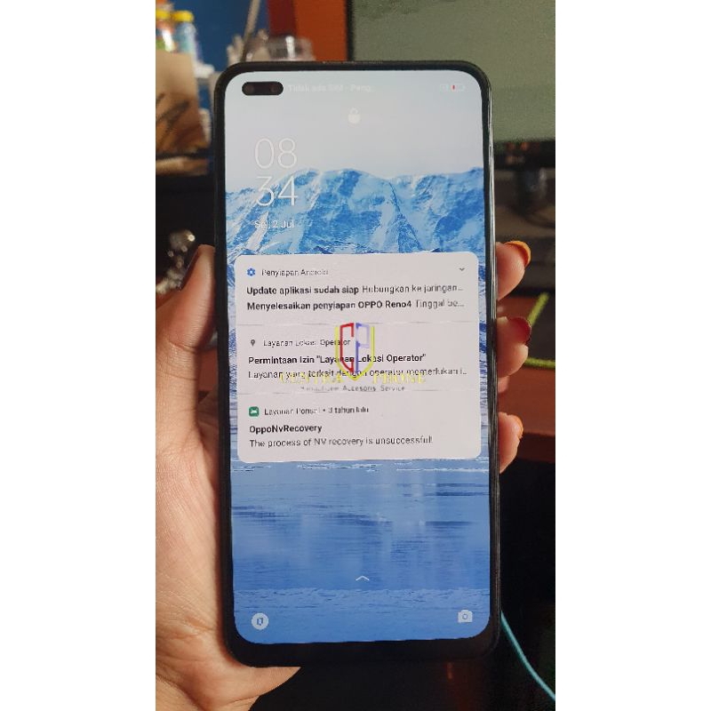 LCD+FRAME OPPO RENO 4 ORIGINAL COPOTAN