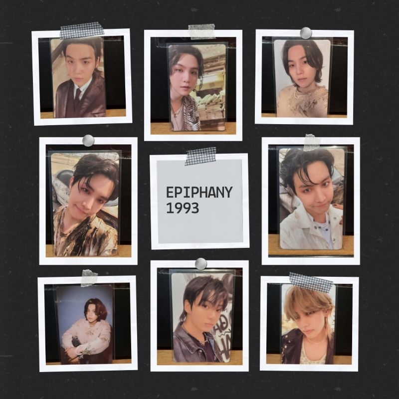 Sharing album suga agustd d day & weverse album jhope bts || official photocard ver. 2 & jack in the