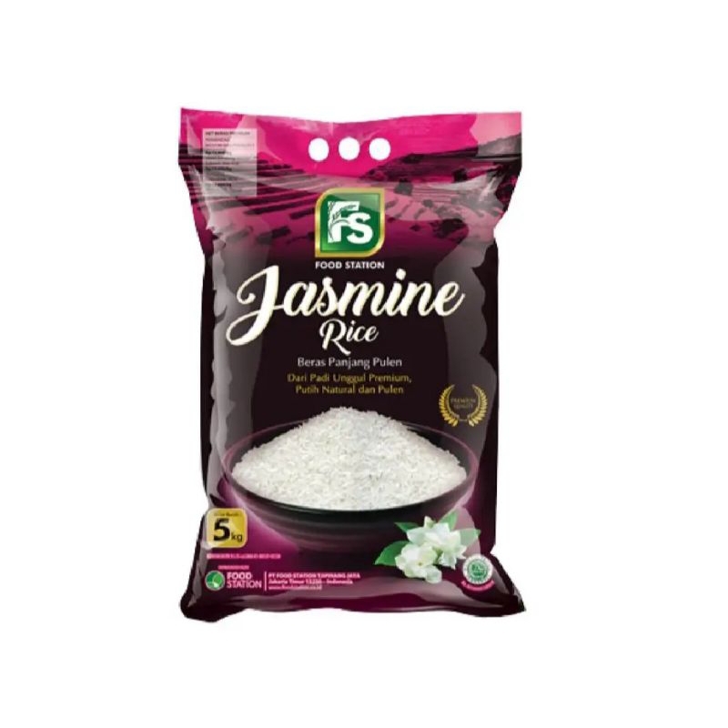 Beras FS Jasmine Panjang Pulen 5 Kg
