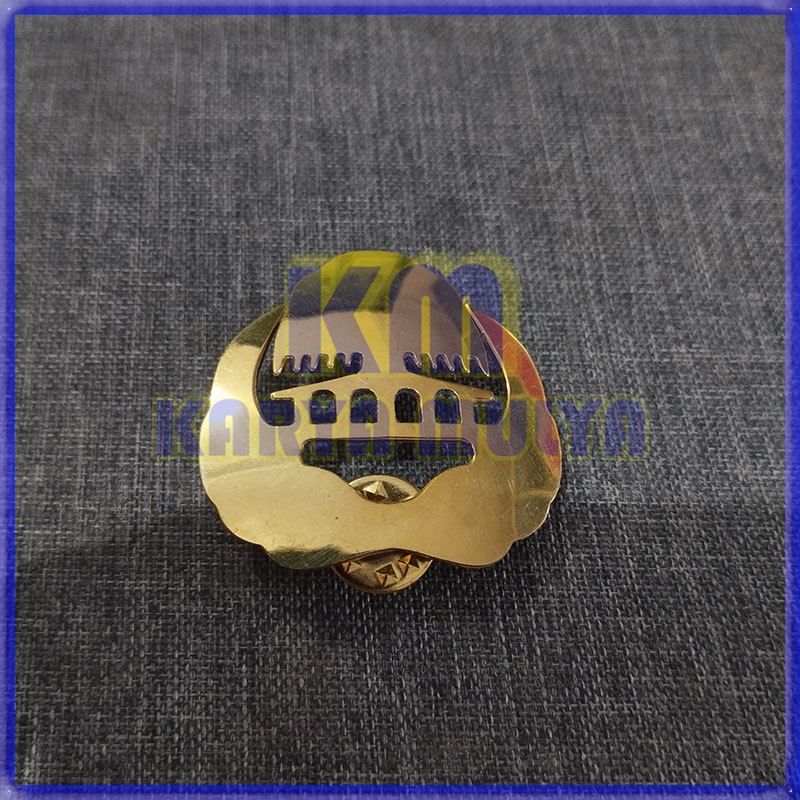 Pin Bross Logo Korpri Pin Korpri Baru Jarum Pin ASN Korpri Full Logam - Karya Mulya