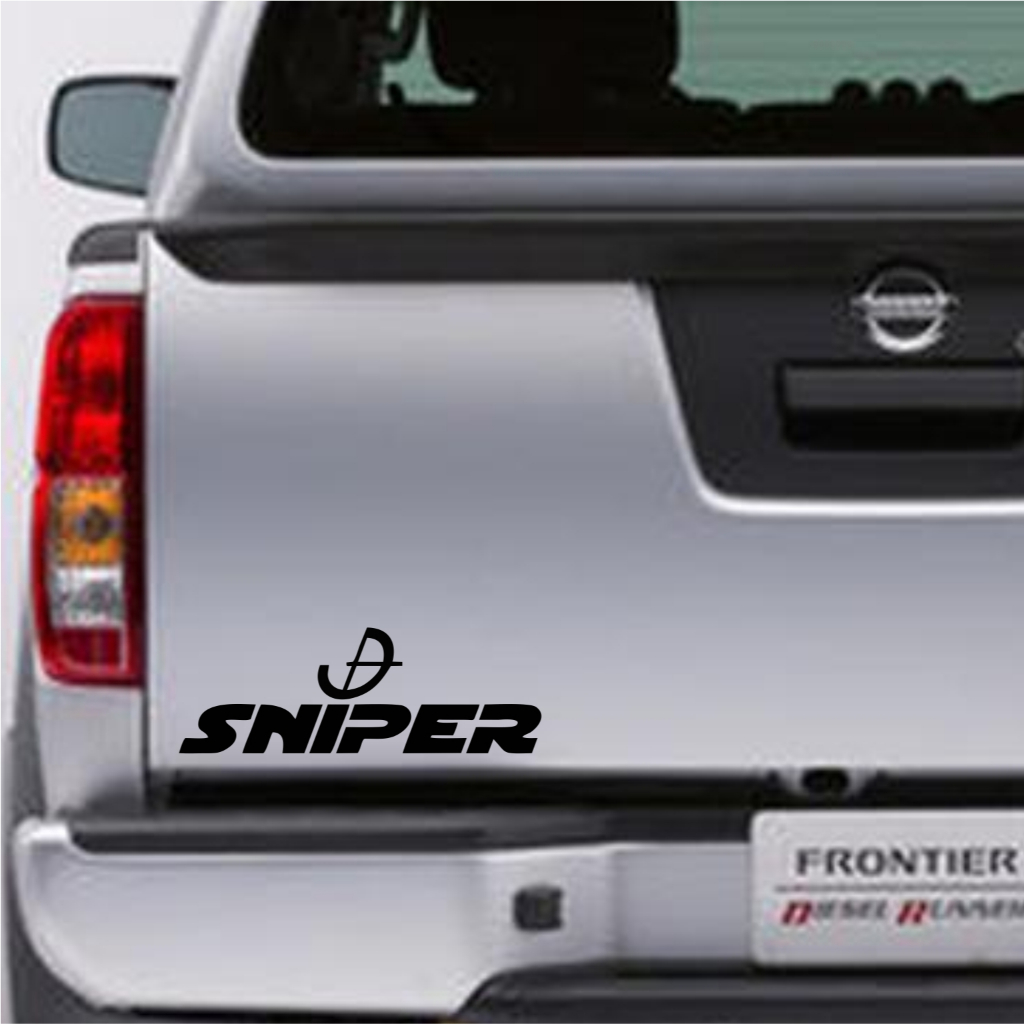 CUTTING STICKER MOBIL SNIPER STIKER BAGASI MOBIL KEREN MURAH