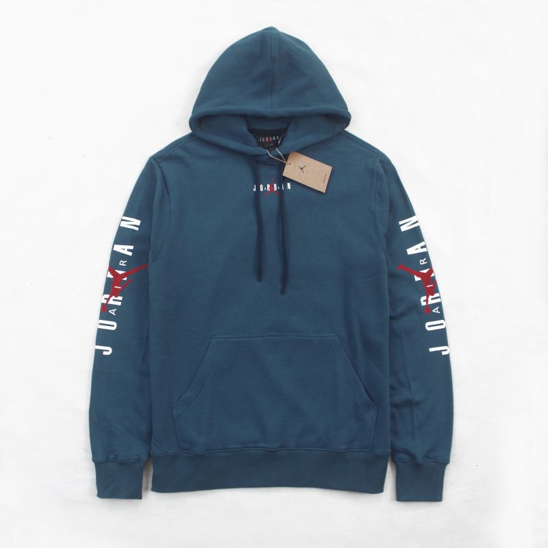 Nike Air Jordan Hoodie Pullover Steel Blue