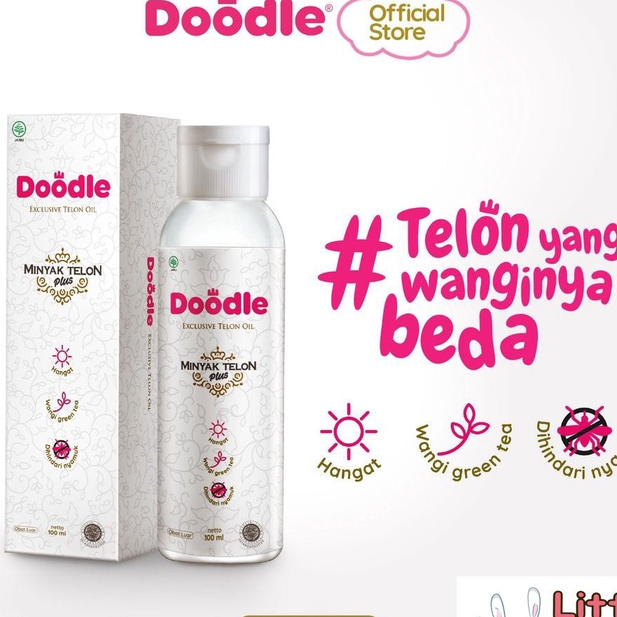 

FG2 DOODLE Minyak Telon Green Tea Exclusive Telon Oil 1ml 6ml