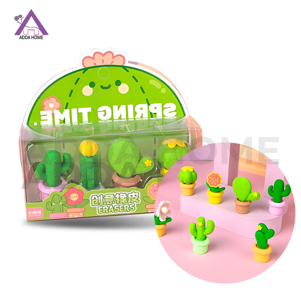 

Penghapus Anak Bentuk Pohon Kaktus Eraser Atk Lucu 1 Set Isi 4 Motif Hadiah Ulang Tahun